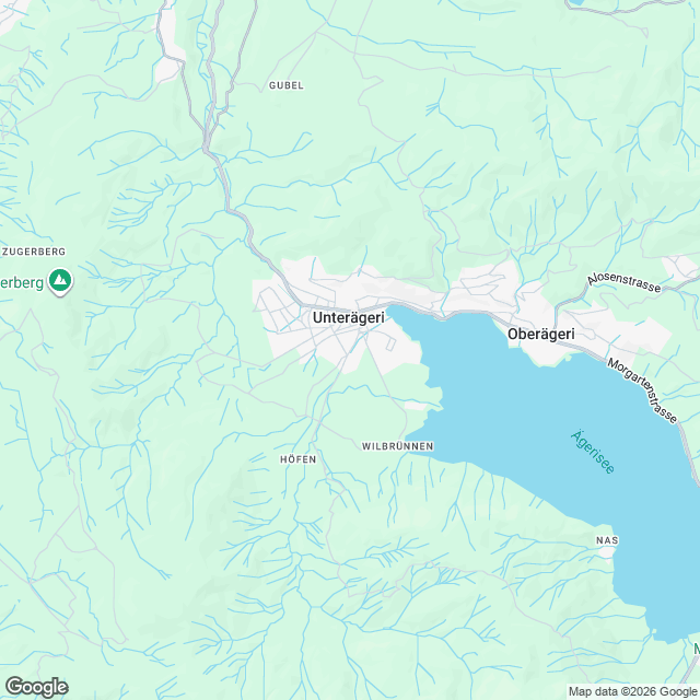 Stilvolle 4.5-Zimmer Attikawohnung ab 2027 in Unterägeri - Karte