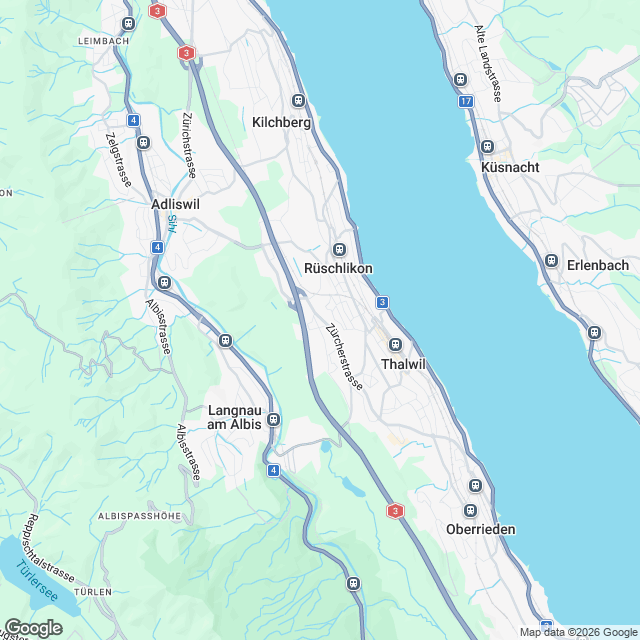 Exklusive 5.5-Zimmer-Eigentumswohnung in Thalwil - Karte