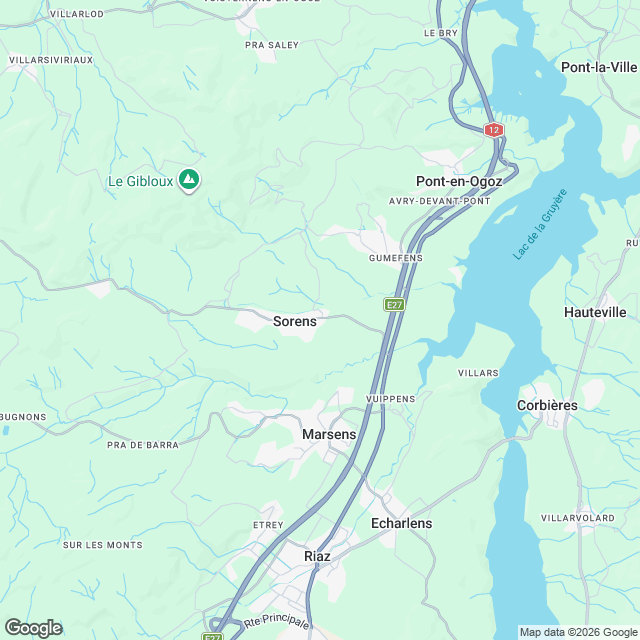 Construction de deux villas - Karte