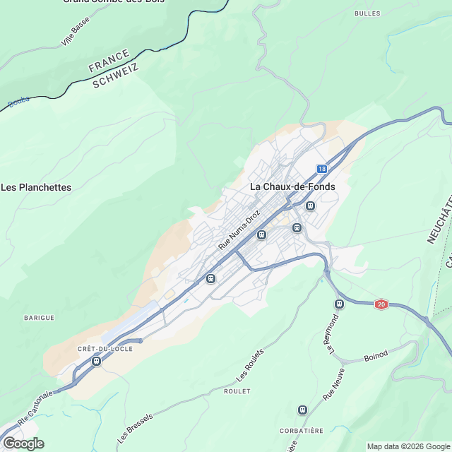 Construction d'un immeuble d'habitation - Karte