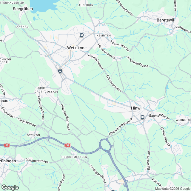 Neubau vier Reiheneinfamilienhäuser - Karte
