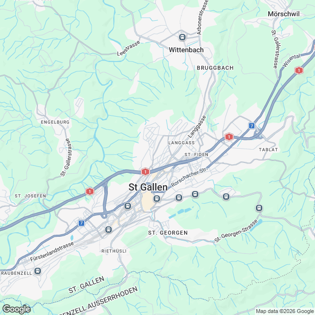 Ankündigung 3.5-Zimmer-Eigentumswohnung in St. Gallen - Karte