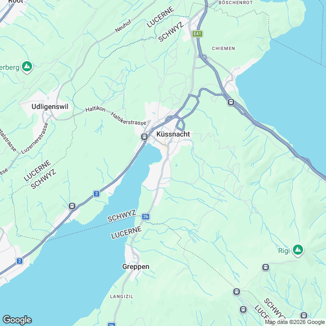 Exklusive 5.5-Zimmer Wohnung in Küssnacht am Rigi - Karte