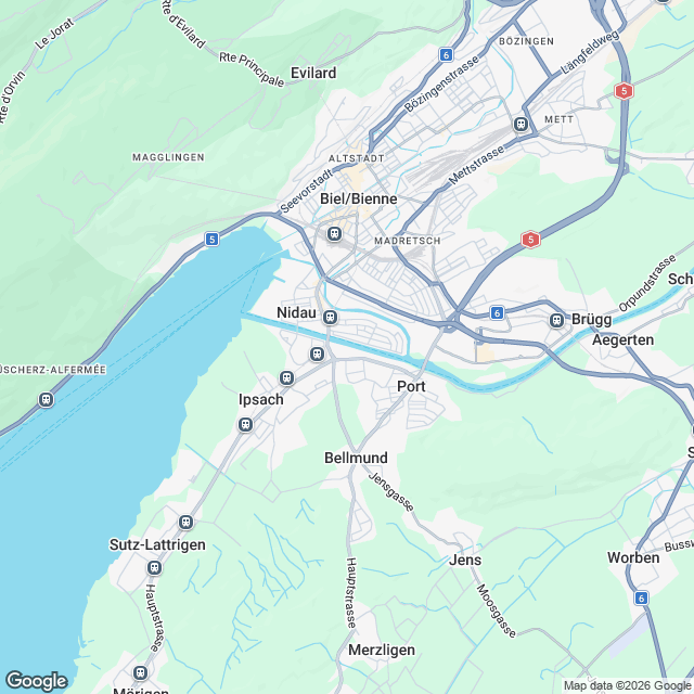 Neubau Mehrfamilienhäuser mit Einstellhalle - Karte