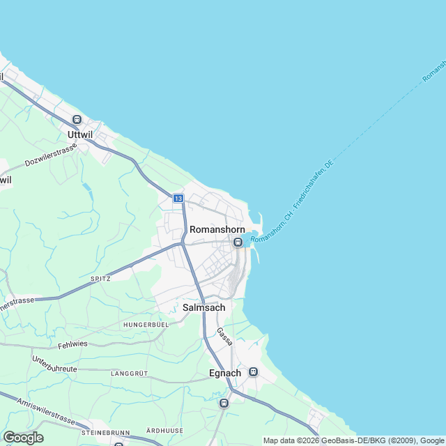 Hochwertige 3.5-Zimmer Wohnung in Romanshorn - Karte