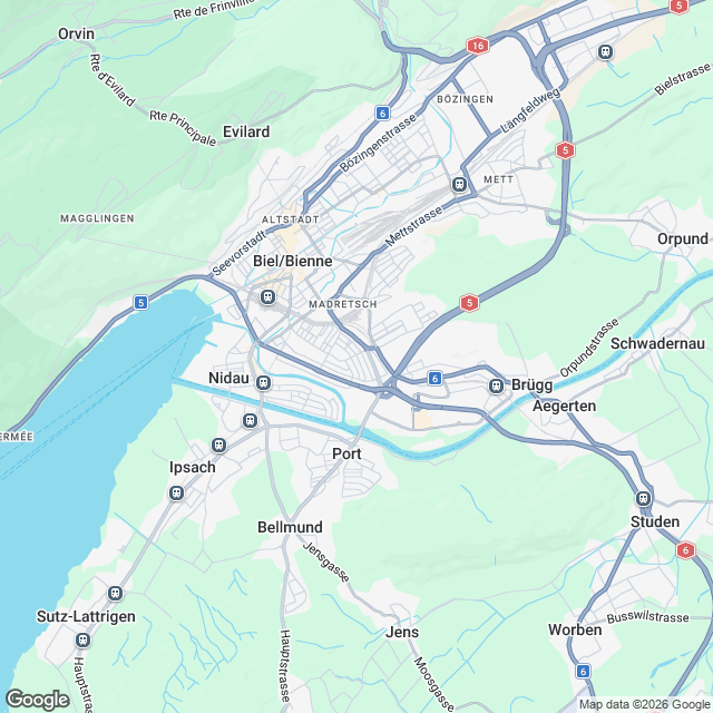 Neubau Mehrfamilienhaus mit Einstellhalle - Karte