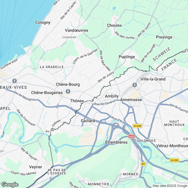 Construction de 4 villas contiguës - Karte