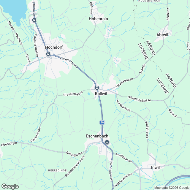 Hochwertige 4.5-Zimmer Gartenwohnung in Ballwil - Karte