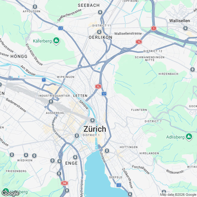 Erstbezug nach Totalsanierung: 4.5-Zimmer-Maisonette im Kreis 6 - Karte