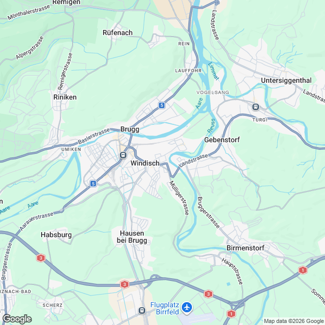Ankündigung: 4.5-Zimmer-Eigentumswohnung in Windisch - Karte