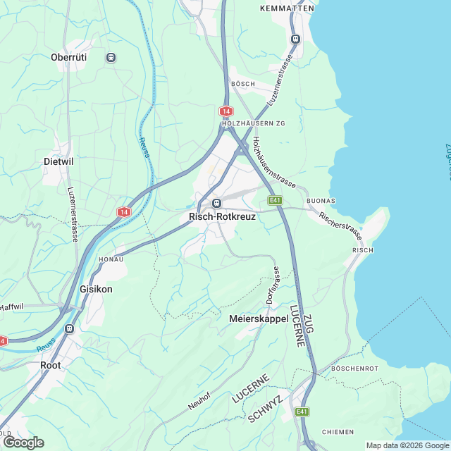18 exklusive Mietwohnungen ab Q1 2027 in Rotkreuz - Karte