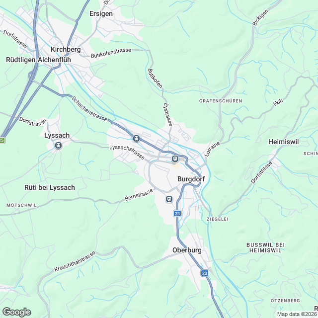 Ankündigung: 4.5-Zimmer-Mietwohnung in Burgdorf - Karte