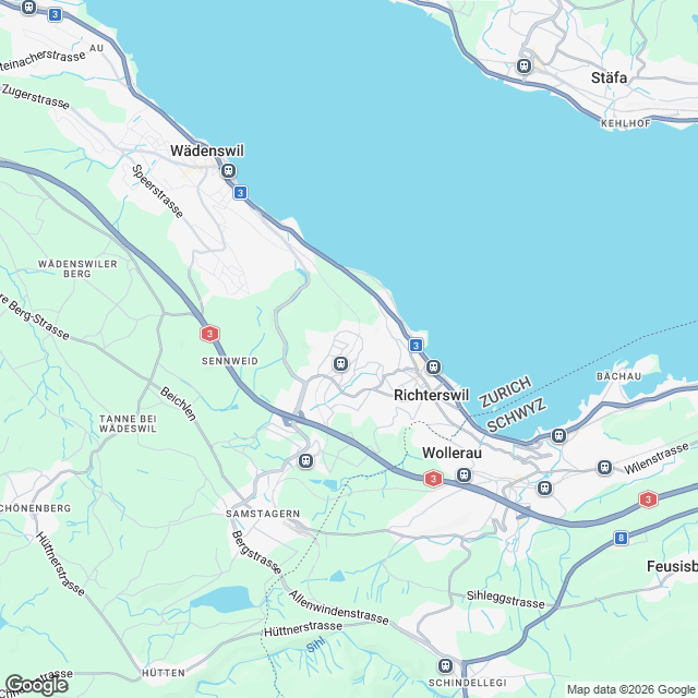 Ankündigung 4.5‑Zimmer‑Eigentumswohnung in Richterswil - Karte