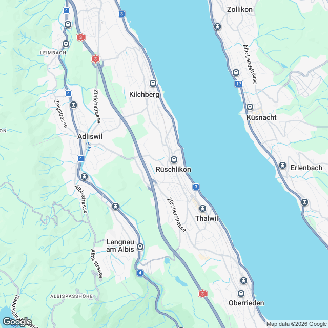 Projektankündigung in Rüschlikon - Karte