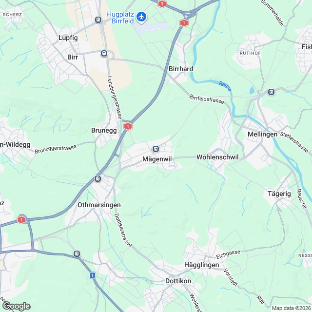 Wohnüberbauung Sandfoore Mägenwil - Karte
