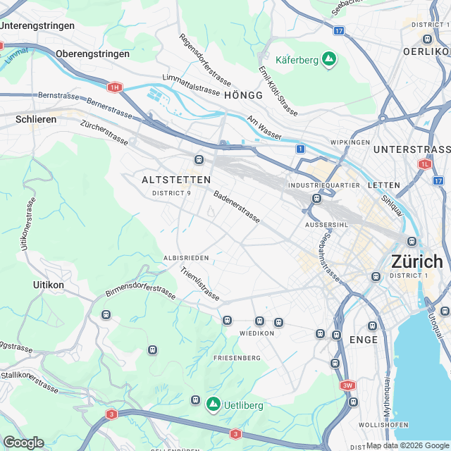 Exklusive 5.5-Zimmer Wohnung in Zürich - Karte