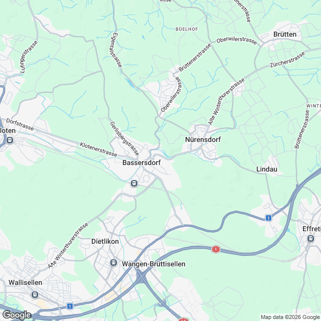 Vier Eigentumshäuser in Basserssdorf - Karte