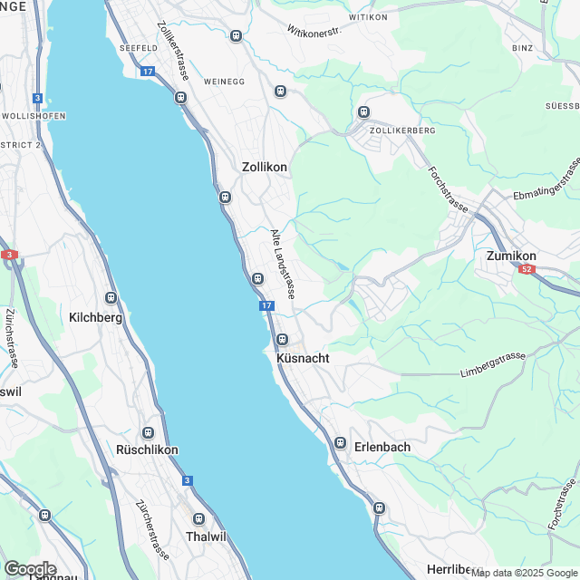 Projektankündigung Eigentumswohnungen in Küsnacht - Karte