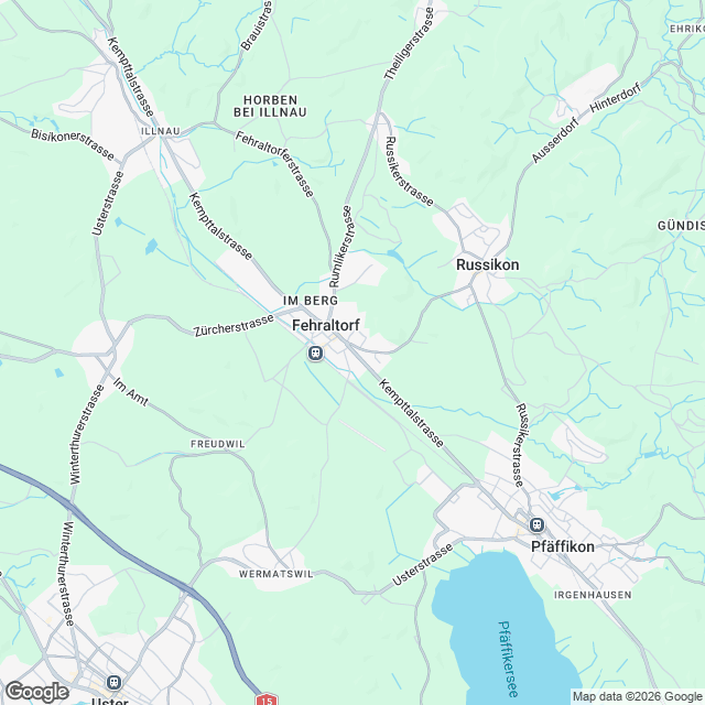 Stilvolle 3.5-Zimmer Mietwohnung ab Q2 2027 in Fehraltorf - Karte