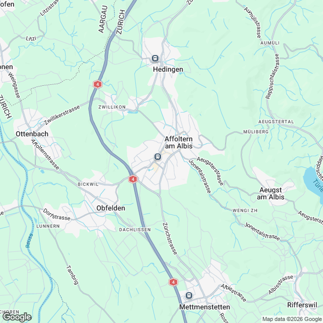 Hochwertige 4.5-Zimmer Wohnung ab Q1 2028 in Affoltern am Albis - Karte