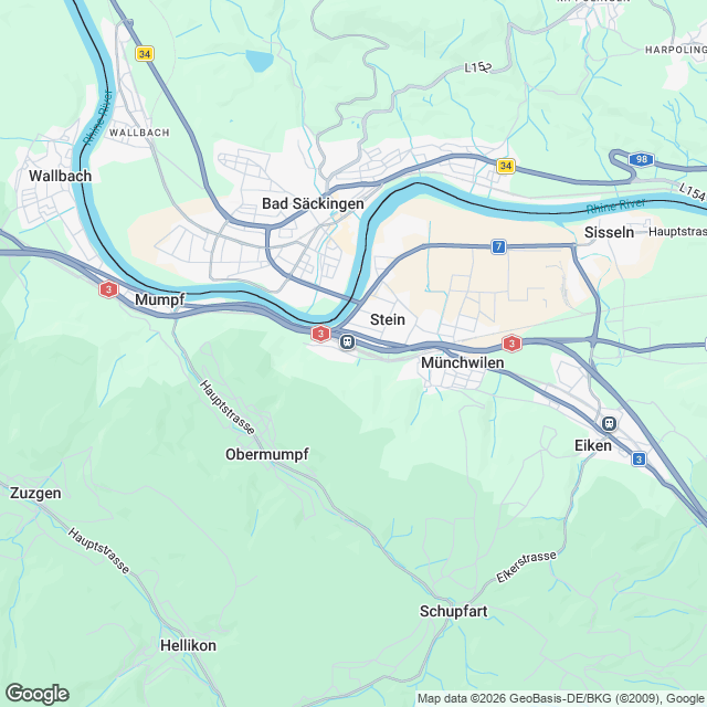 Wohnüberbauung unterem Berg - Karte