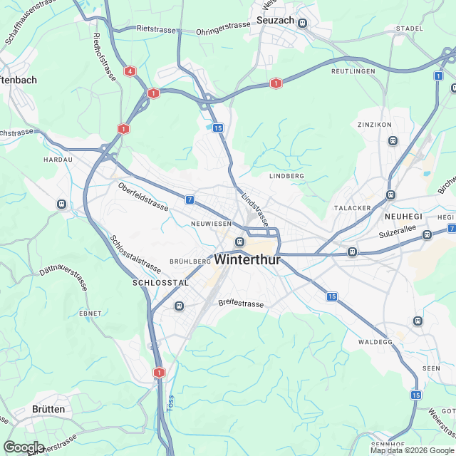 Erstvermietung in Winterthur – Bezug Sommer 2027 - Karte