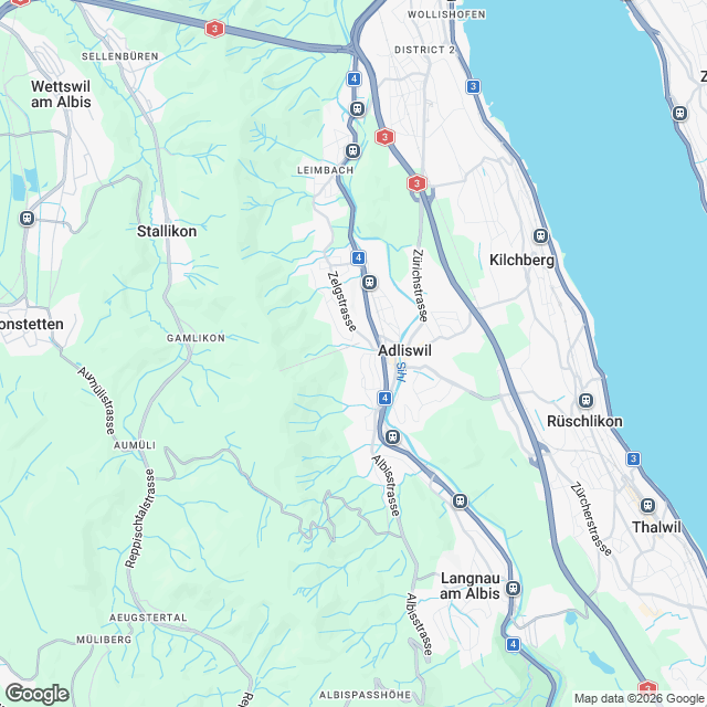 Hochwertige 3.5-Zimmer Mietwohnung ab Q4 2027 in Adliswil - Karte