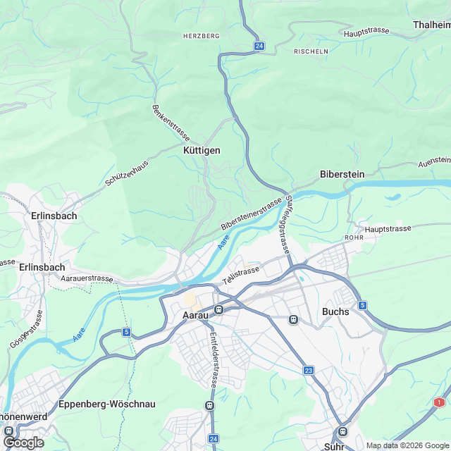 Neubau Eigentumswohnungen in Rombach AG - Karte