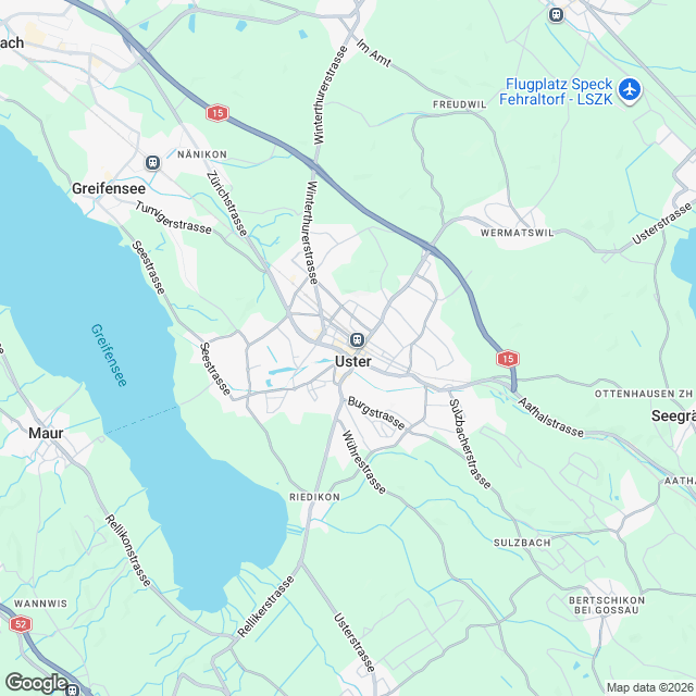 Ankündigung: Erstvermietung im Stadtkern von Uster - Karte
