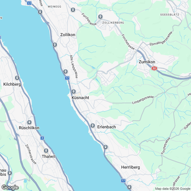 Exklusive 7.5-Zimmer-Villa in Küsnacht - Karte