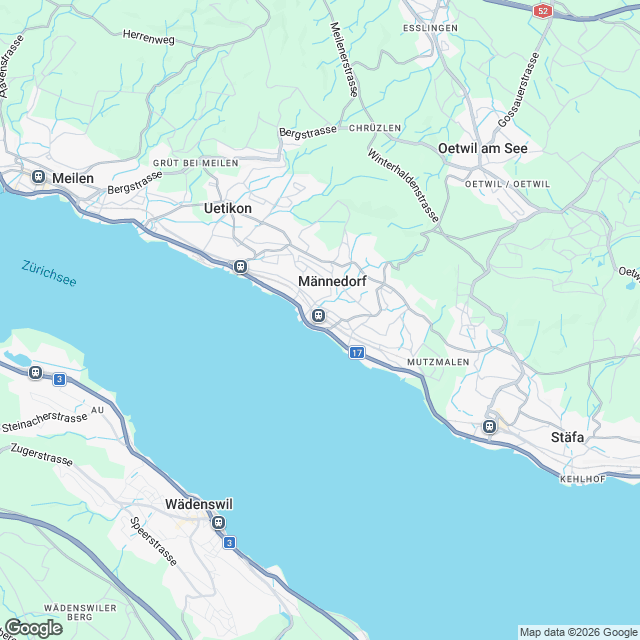 Sanierte Eigentumswohnungen in Männedorf - Karte