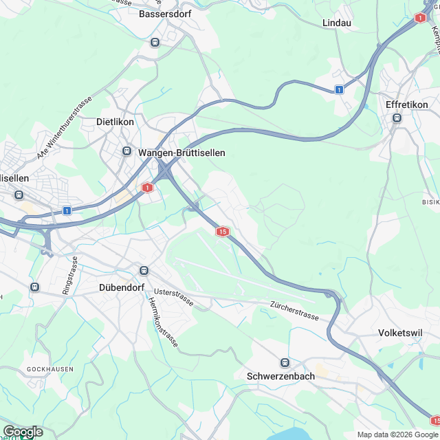 Stilvolle 3.5-Zimmer Mietwohnung ab Q2 2027 in Wangen b. Dübendorf - Karte