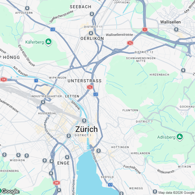 2.5-Zimmer-Mietwohnung nach Totalsanierung im Kreis 6 - Karte