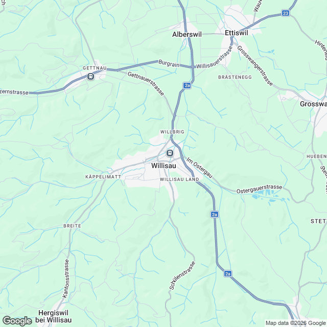 Hochwertige Eigentumswohnungen in Willisau - Karte