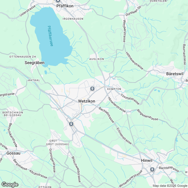 Ankündigung 4.5-Zimmer-Mietwohnung im Neubau in Wetzikon - Karte