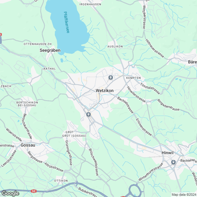 Projektankündigung: Erstvermietung in Wetzikon - Karte