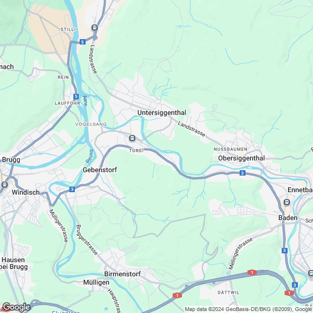 Baden-Turgi: Attraktive 4.5-Zimmer-Mietwohnung - Karte