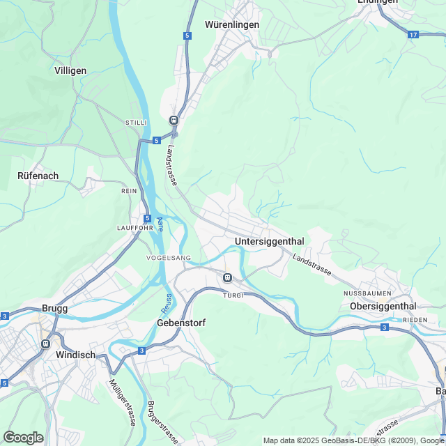 Untersiggenthal: attraktive Mietwohnungen - Karte