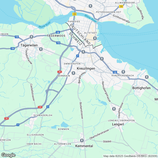 Ankündigung 3.5-Zimmer-Eigentumswohnung in Kreuzlingen - Karte