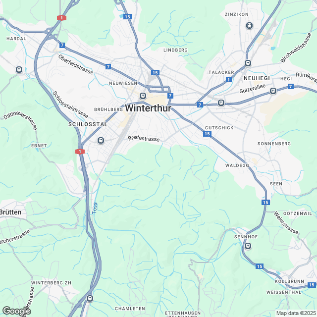 Projektankündigung: Neubau Winterthur - Karte