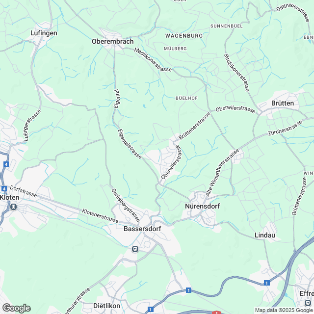 fünf exklusive Eigentumwohnungen in Birchwil - Karte