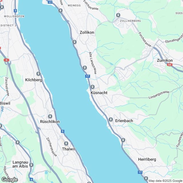 Ankündigung Erstvermietung in Küsnacht ZH - Karte