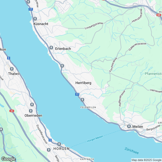 Exklusive Eigentumswohnungen in Herrliberg - Karte