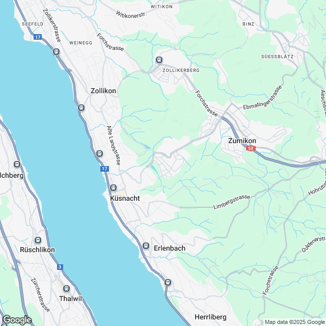 Exklusive Eigentums-Neubauwohnungen in Küsnacht ZH - Karte