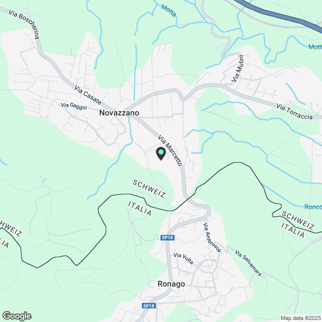 NOVAZZANO - AFFITTASI NUOVI 2.5 LOCALI CON GIARDINO PRIVATO - Karte