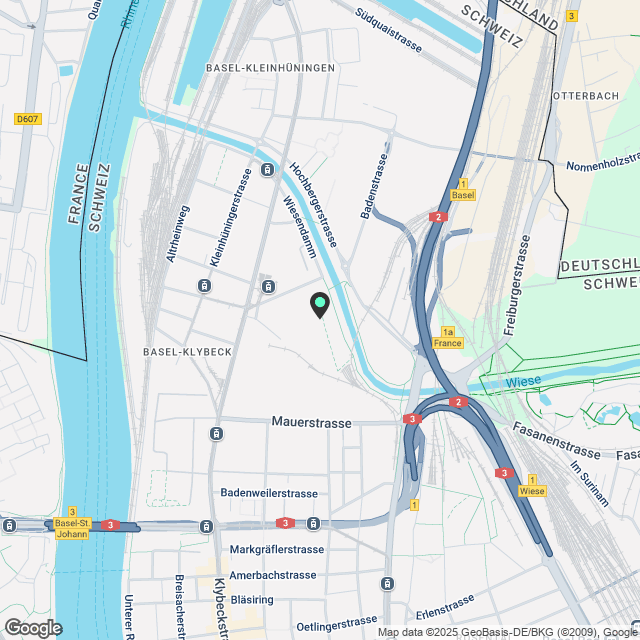 4.0 Zimmerwohnung in Basel - Karte