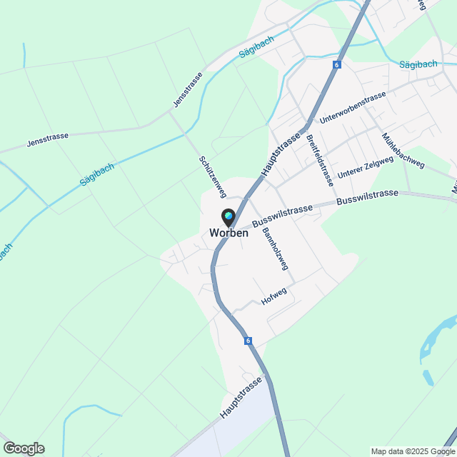 Zentrum - Worben - Karte