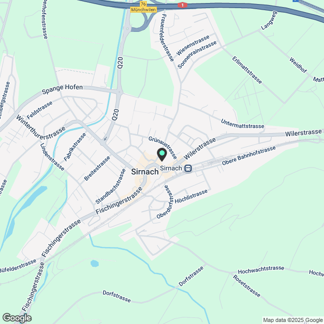 Stilvolle 3.5-Zimmer-Wohnung mit Ausblick ins Grüne - Karte