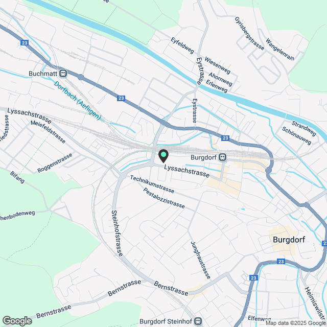 Zentral wohnen in Burgdorf - Karte