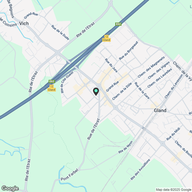 Bel attique 4.5 pièces neuf à 2 pas du centre-ville - Karte